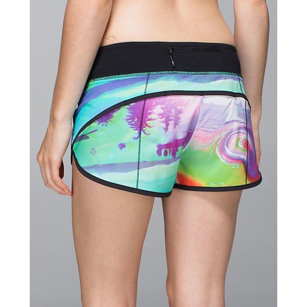 RARE Lululemon SeaWheeze Sky To SeaWheeze Speed Short EUC Size 6